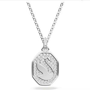 Swarovski Silver Swan Pendant Necklace
